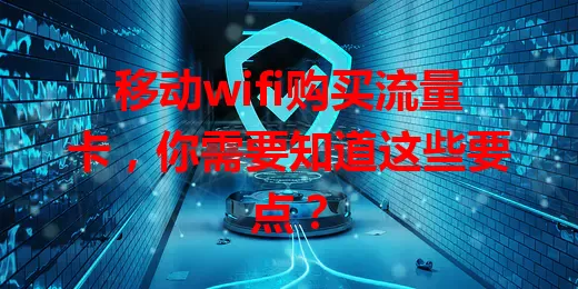 移动wifi购买流量卡，你需要知道这些要点？