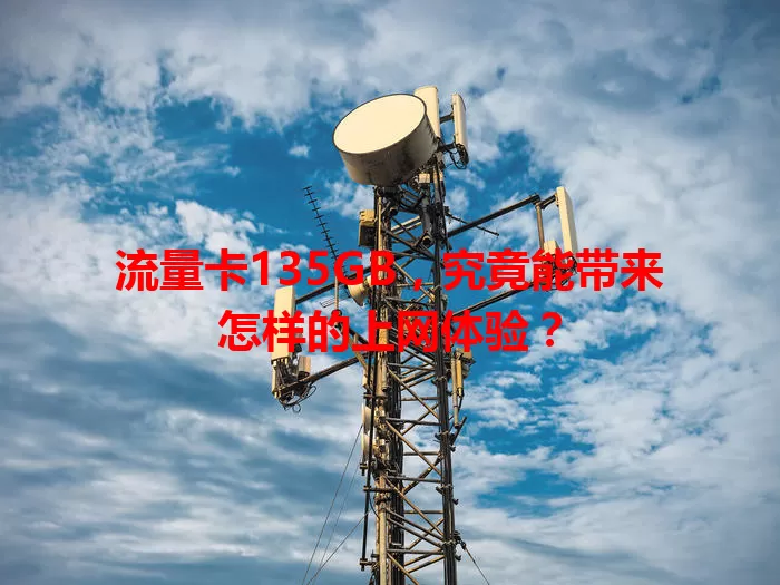 流量卡135GB，究竟能带来怎样的上网体验？