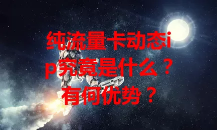 纯流量卡动态ip究竟是什么？有何优势？