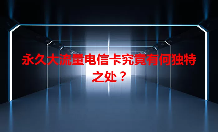 永久大流量电信卡究竟有何独特之处？