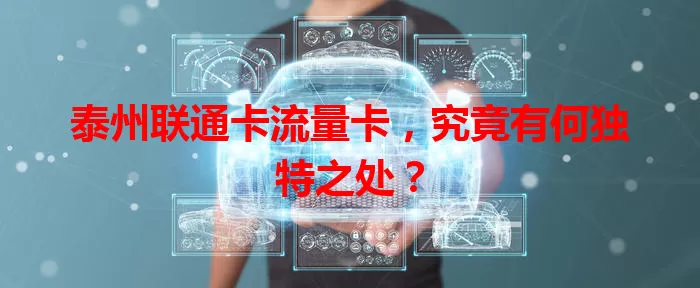 泰州联通卡流量卡，究竟有何独特之处？