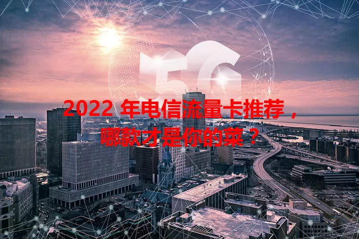 2022 年电信流量卡推荐，哪款才是你的菜？